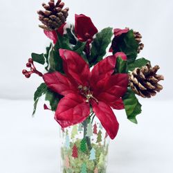 Christmas Tree Flower Arrangement