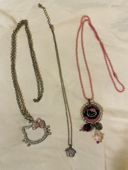 Hello Kitty & Cupcake Necklaces 3 