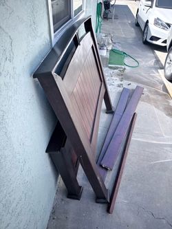 Free Full bed frame/ firewood