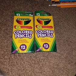 2 12 Packs Of Color Pencils 