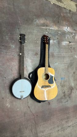 Banjo and guitar