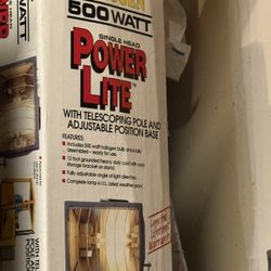 Halogen Light With Pole 
