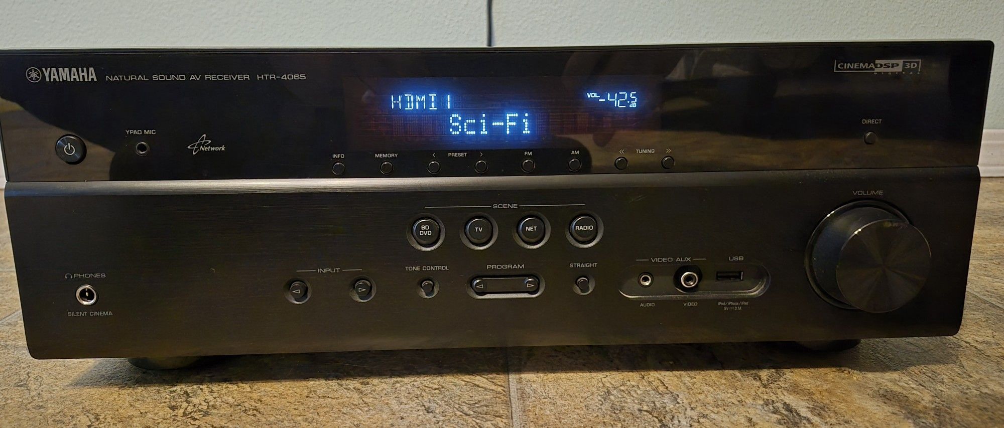HDMI Yamaha Natural Sound AV Receiver HTR-4065 