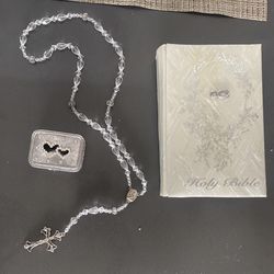 Wedding Rosary Coins Lasso Bible