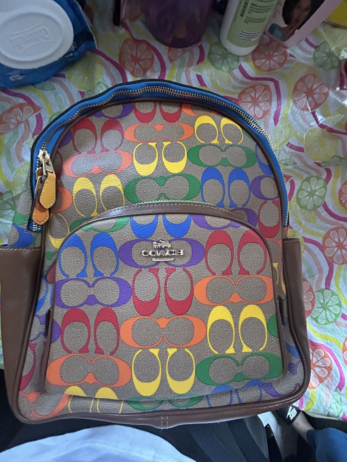 Coach Rainbow Woman’s Bookbag