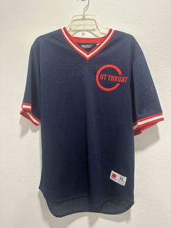Undefeated Mesh Jersey Shirt (XL) Navy/Red