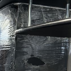 Different Sections  Of The Black Wall Unit As Requested. 