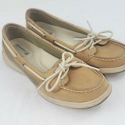 Sperry Boat Shoes Womens 8.5 M Laguna Casual (contact info removed) Brown Leather 