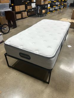 Twin Bed Mattress with Frame