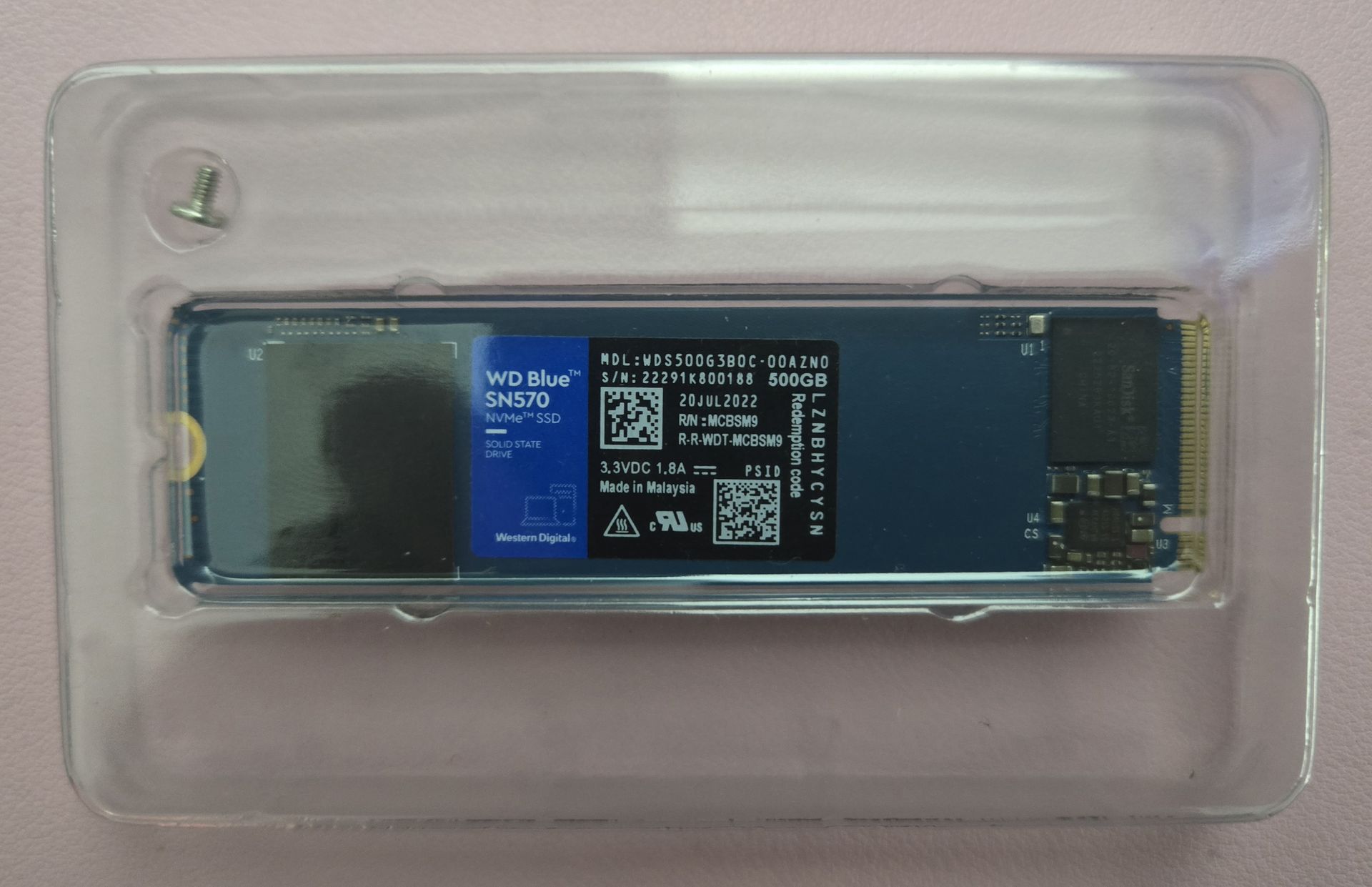 NVMe SSD 500gb WD trade for DDR5