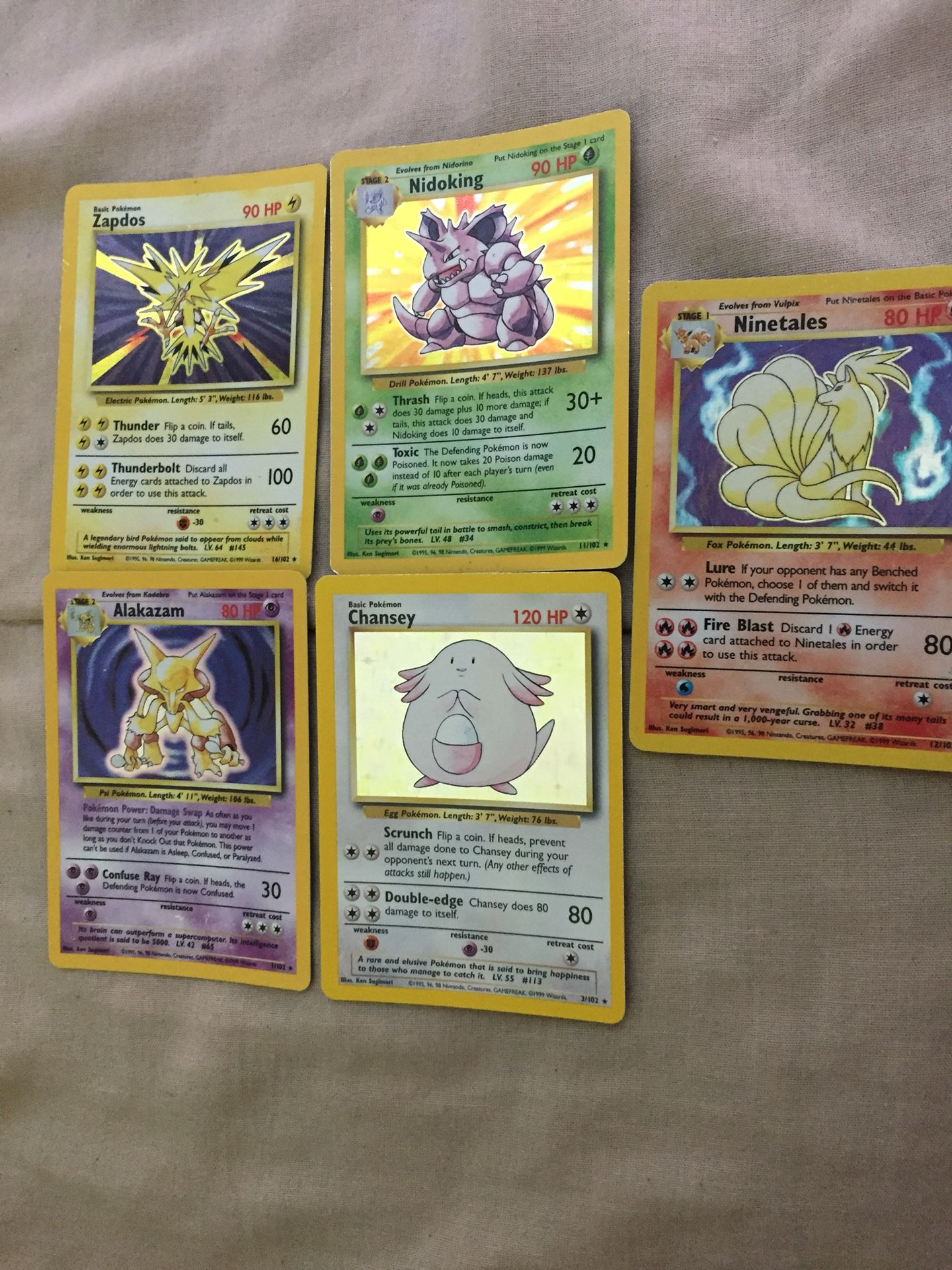 Rare Pokémon cards