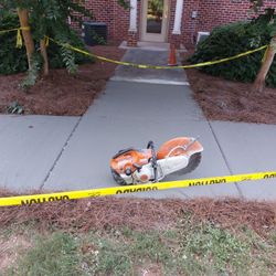 I do concrete work, driveway, sidewalk and patios.