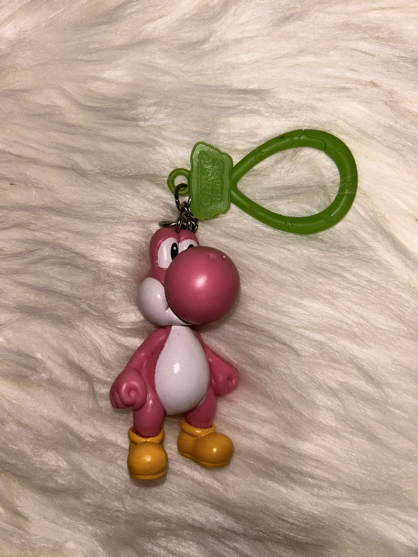 Pink Yoshi keychain