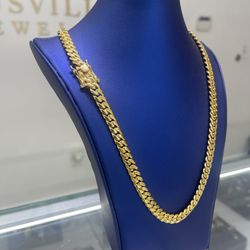 👑 8MM 🔥 MIAMI CUBAN LINK CHAIN‼️ 24” CLEAN AND POLISHED