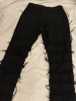 Stacked flair jeans