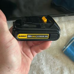 Dewalt 20 Volt Max Lithium Ion Battery 
