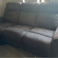 Love Seat And Sofa Reclining Set