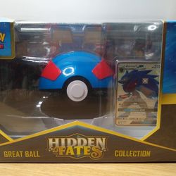 Pokemon TCG Hidden Fates Great Ball Collection Box Booster Pack Shiny Zoroark