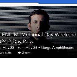 Illenium Memorial Day Weekend 2024 2 day Pass