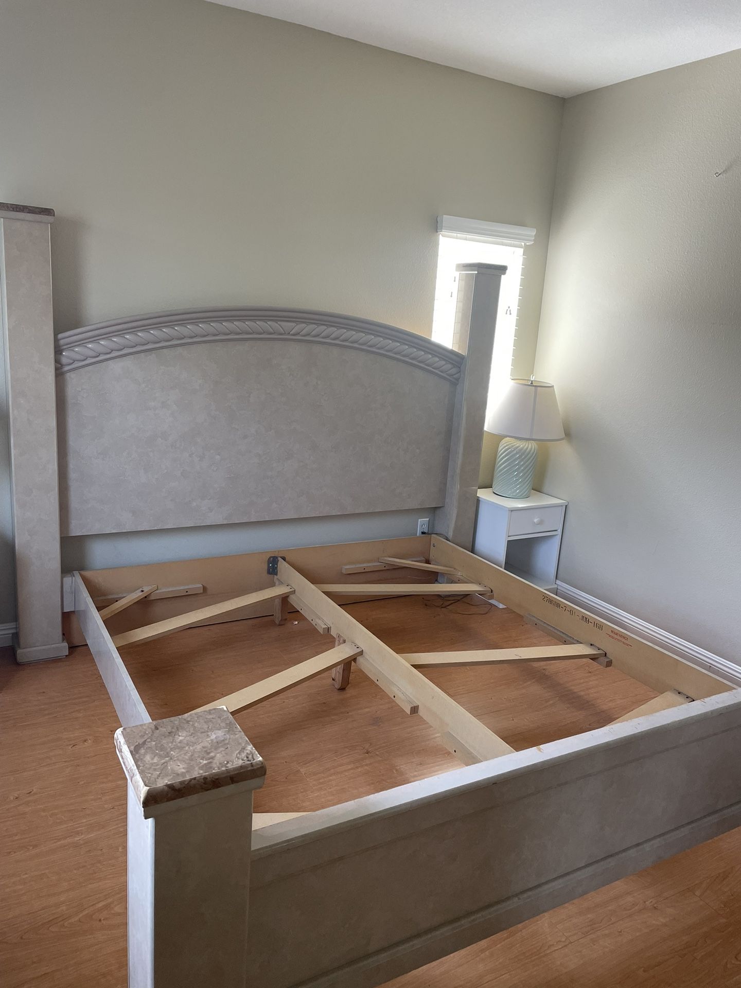 King Bed frame And Mattress 