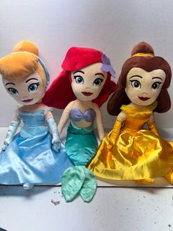 3 Disney princess plush 16” Kohl’s cares
