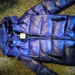 Authentic Blue Moncler Coat