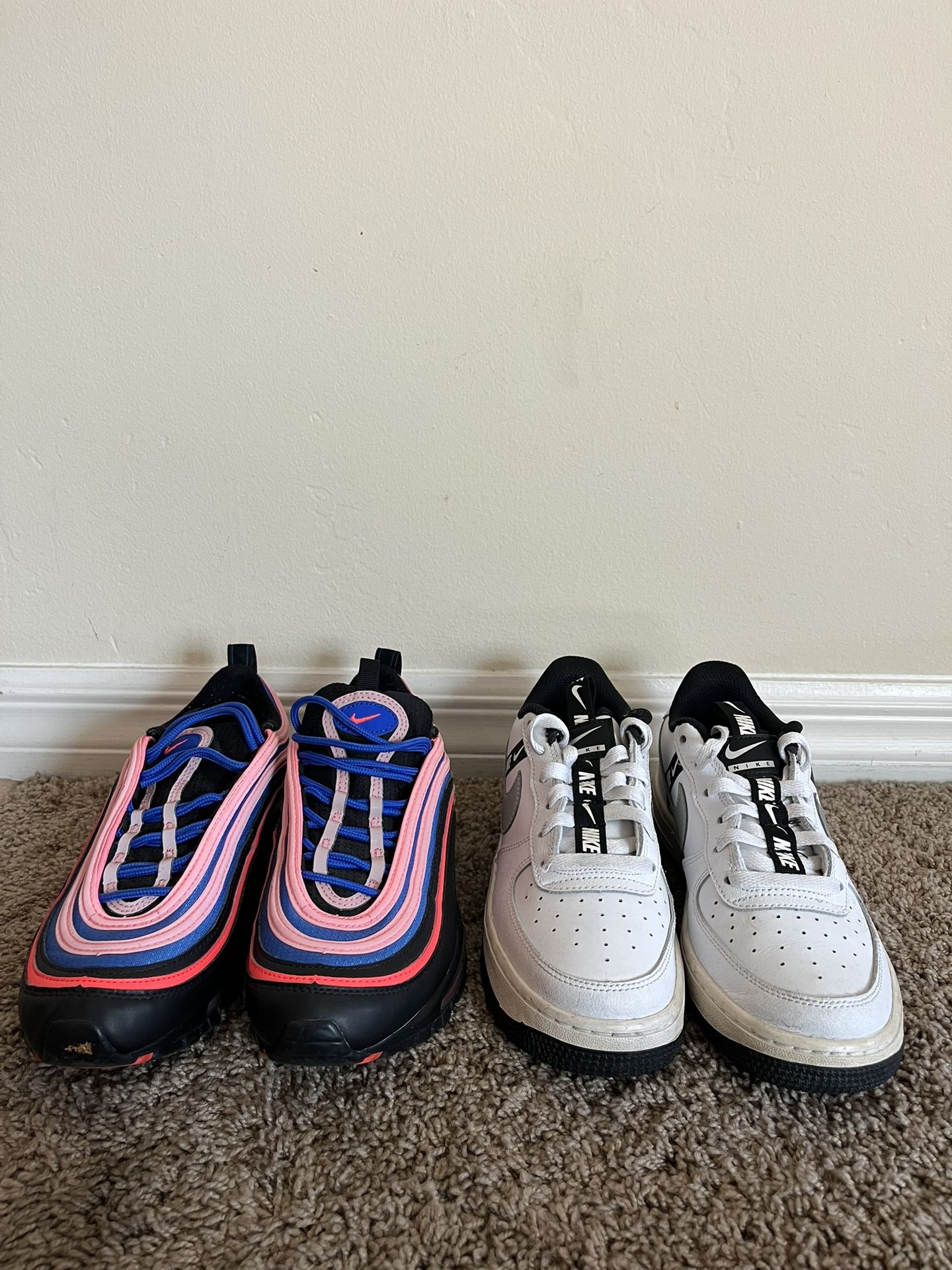 Nike Air Max 97 + Air Force – $60 Each