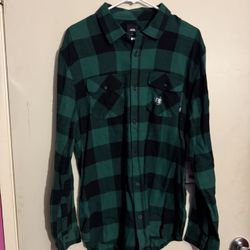 Vans Green Checkered Flannel 