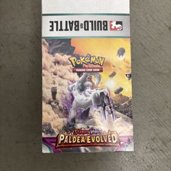 Pokemon Paldea Evolved (SV02) Build And Battled Sealed Display 