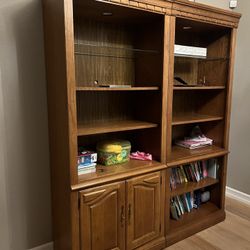 Solid Wood Bookcases (qty 2)