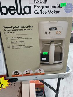 Programmable coffee maker (Bella)