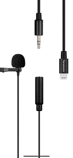 The Saramonic LavMicro U1C is a high-quality omnidirectional clip-on lavalier microphone 