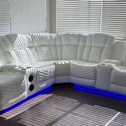 Power Recliner Sectional Sofa 