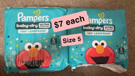 Pampers size 5