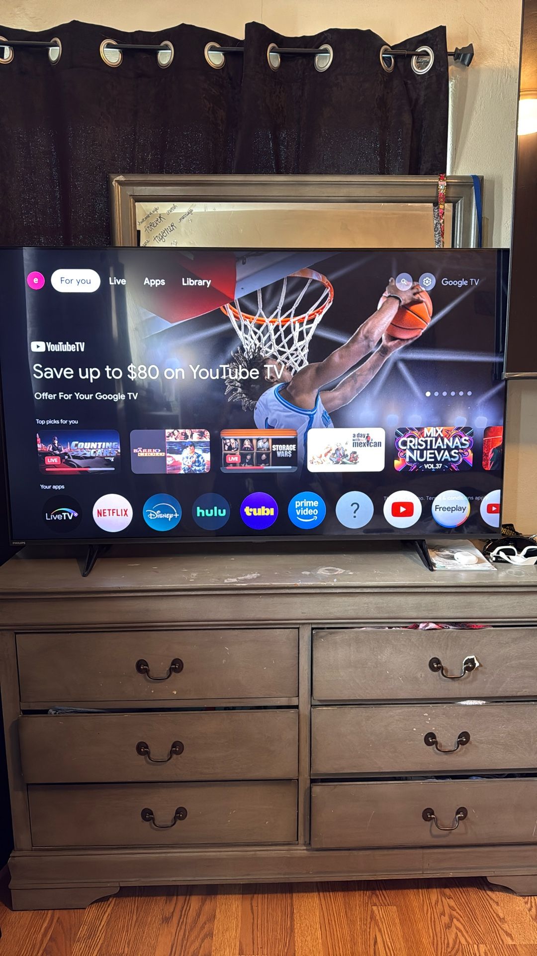 Philips TV 50 Inches 4K Ultra HD Google Tv