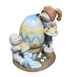 Vintage Cabbage Patch Kids Porcelain Figurine 