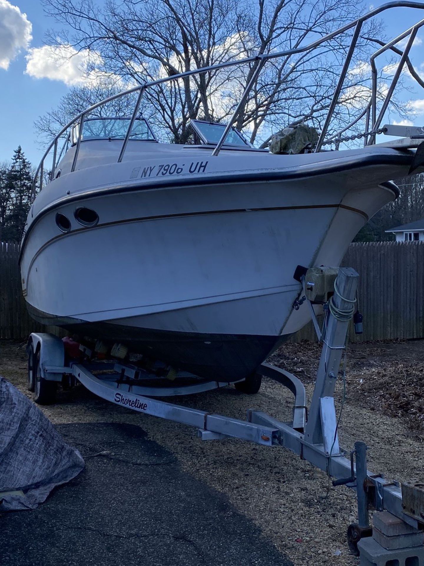 1993 Crownline 26ft Boat With Trailer