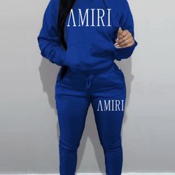 Two Piece Warm Suit/ With Hoodie 