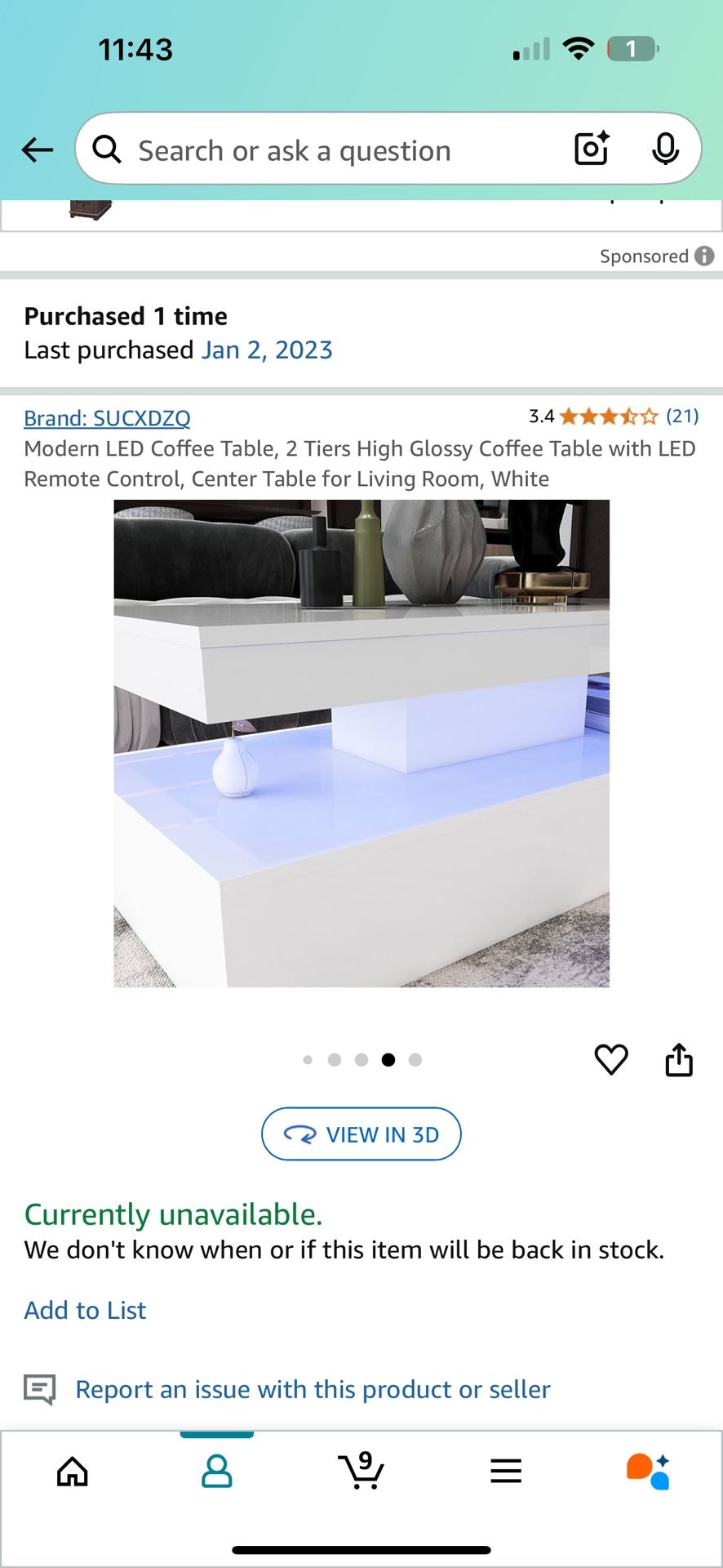 Modern Coffee Table