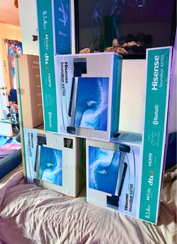 HiSense Soundbar AX700 Home Theater w/ Wireless Sub, Rear Speakers, Dolby Atmos