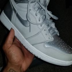 Jordan 1 Japan/neutral Grey Sz 9.5 