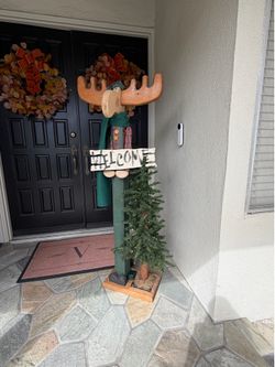 Christmas Welcome Moose