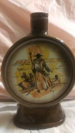 James Beam 200th Anniversary Decanter San Diego 1769-1969 Whiskey Bottle Empty