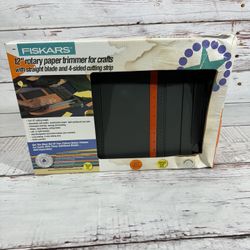fiskars 12” rotary paper trimmer.