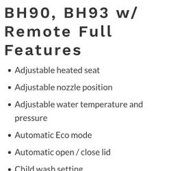 Kohler Novita BIDET TOLIET BH90, BH93 