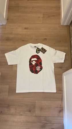 BAPE x Clot Camo Ape Head T-Shirt White