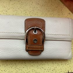 Coach Vintage Wallet With Check Book Holder
