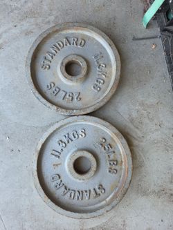 25lbs Olympic plates