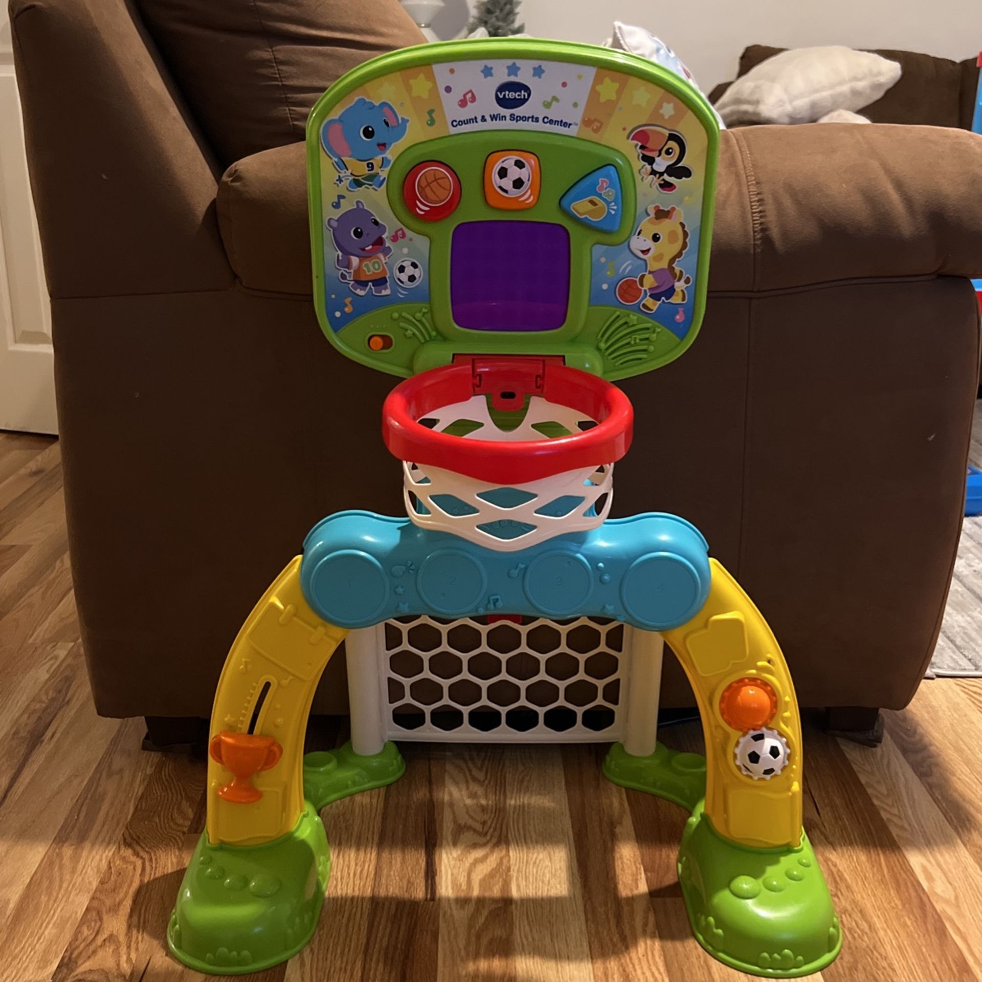 toddler basketball hoop/soccer goal (no balls included)