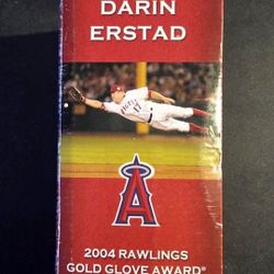 Darin Erstad 2004 Rawlings Gold Glove Award bobblehead, a stadium exclusive giveaway.